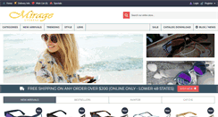 Desktop Screenshot of mirageeyewear.com